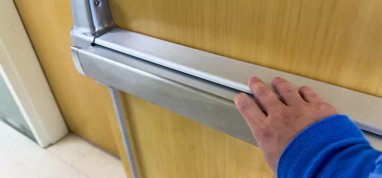Installing a Push Bar on a Door Port Huron
